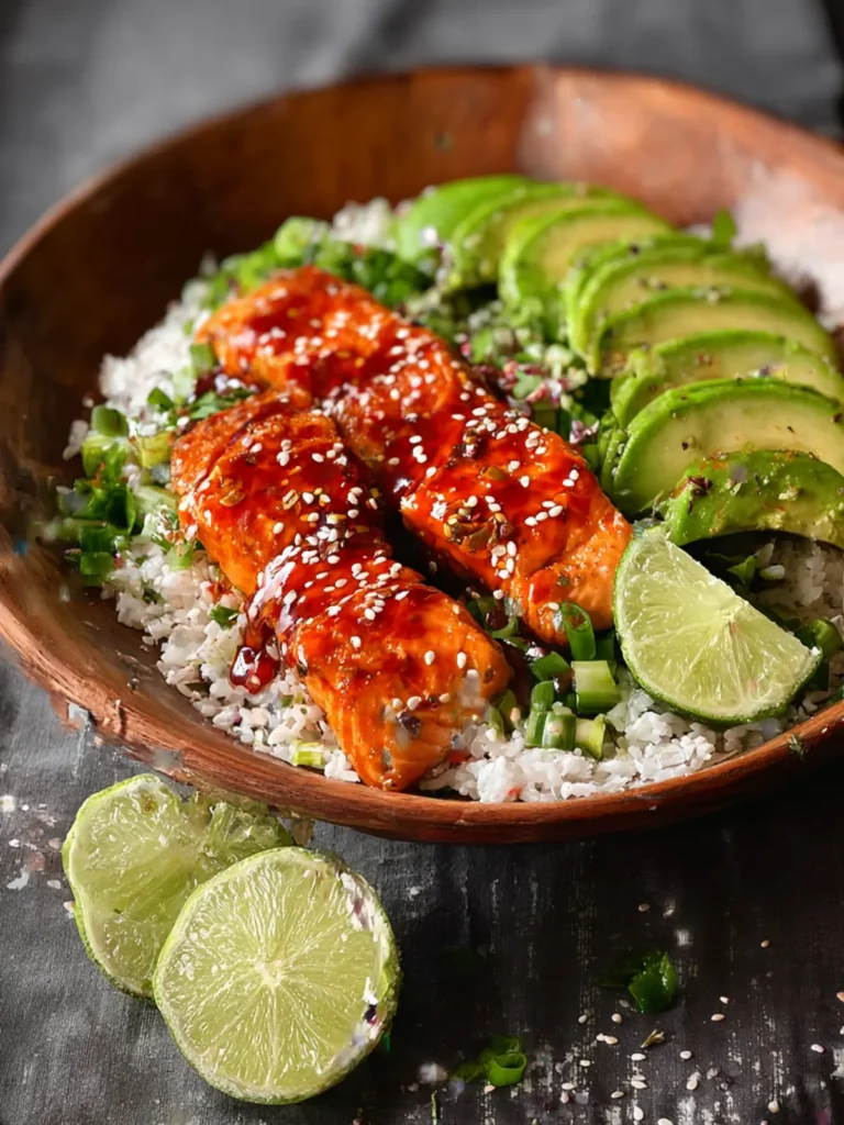 Chili Lime Salmon Bowls First Image