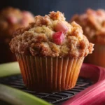 Moist Rhubarb Muffins First Image