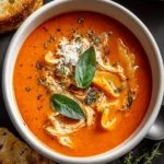 Cozy Creamy Chicken Tomato Soup Recipe First Image