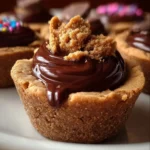 Chocolate Peanut Butter Cookie Cups First Image