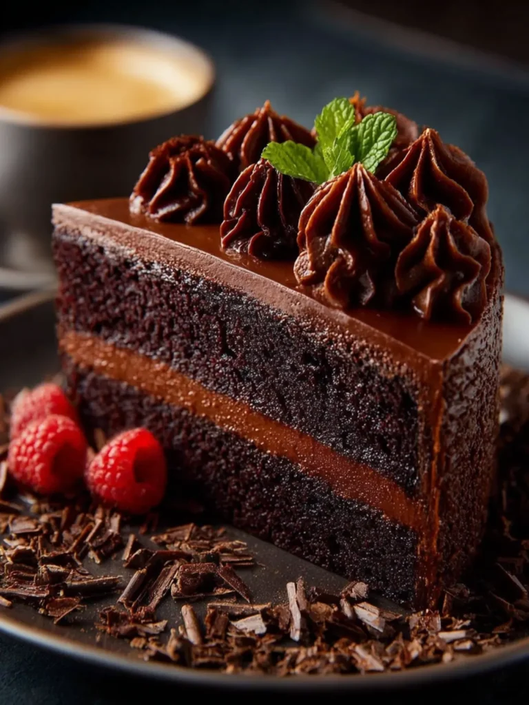 Chocolate Espresso Cake First Image