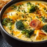 Broccoli Potato Cheese Soup Recipe First Image