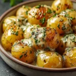 Creamy Garlic Sauce for Baby Potatoes First Image