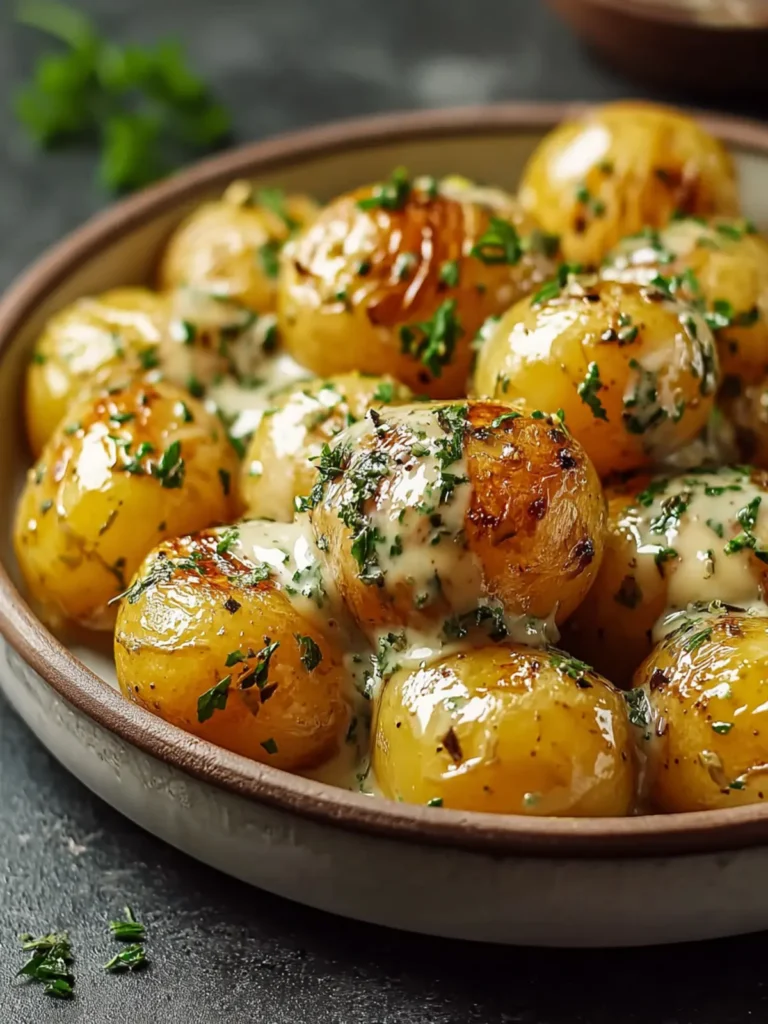 Creamy Garlic Sauce for Baby Potatoes First Image