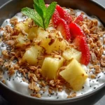 Cottage Cheese Pineapple Granola Bowl First Image