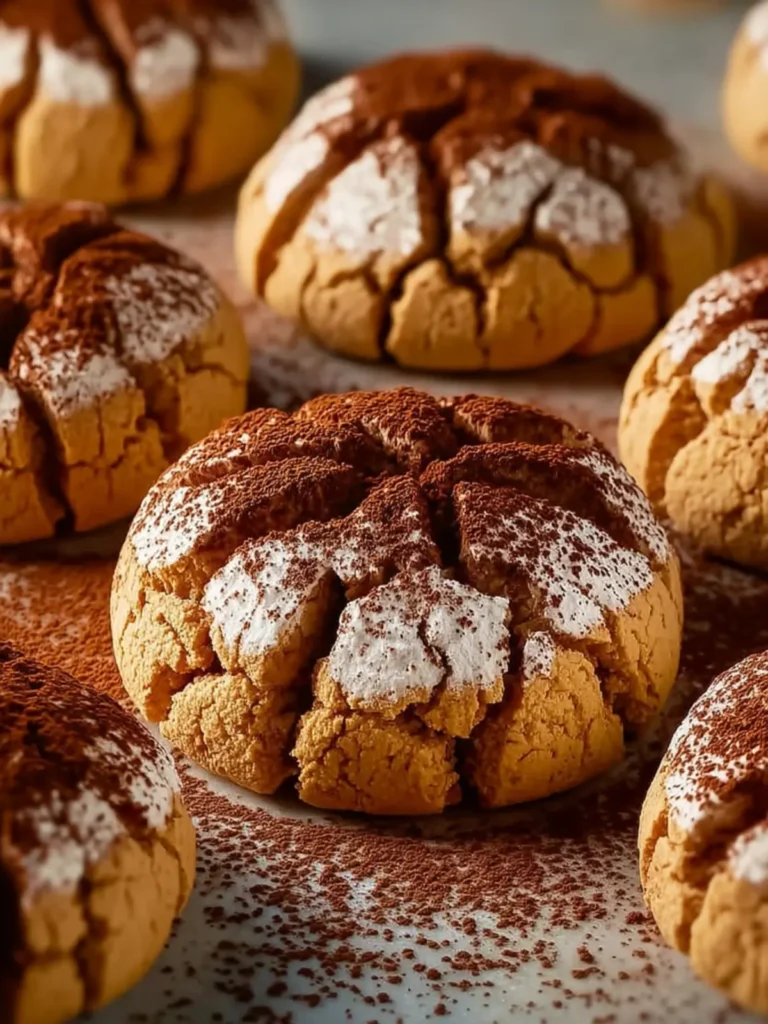 Tiramisu Crinkle Cookies First Image