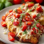 Cheesy Bruschetta Chicken Recipe Delight First Image