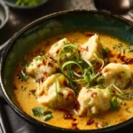 Quick Coconut Curry Soup with Dumplings First Image
