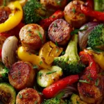 One-Pan Turkey Sausage and Vegetable Bake First Image