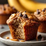 Peanut Butter Banana Protein Muffins First Image