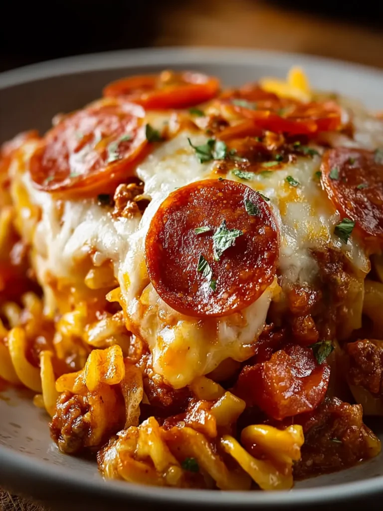 Crockpot Pizza Casserole First Image