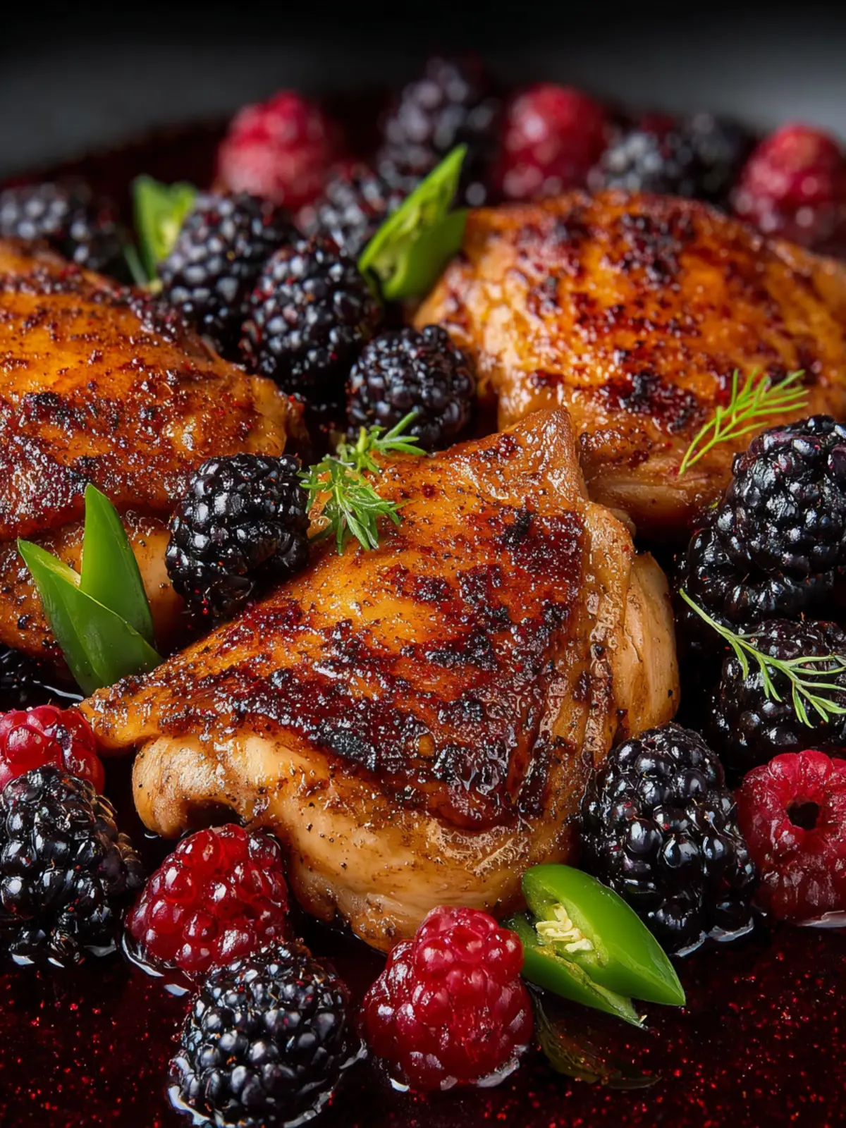 Jalapeño Blackberry Chicken First Image