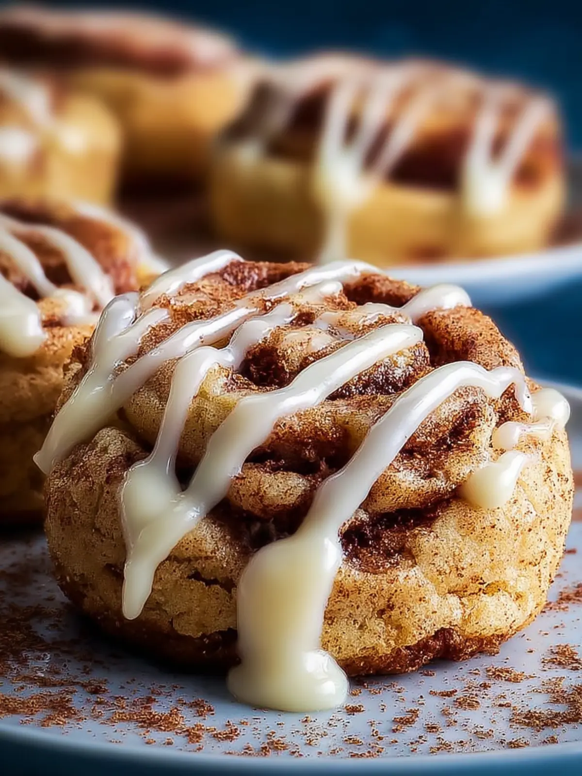 Cinnamon Roll Cheesecake Cookies First Image