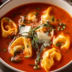 Tomato Tortellini Soup First Image