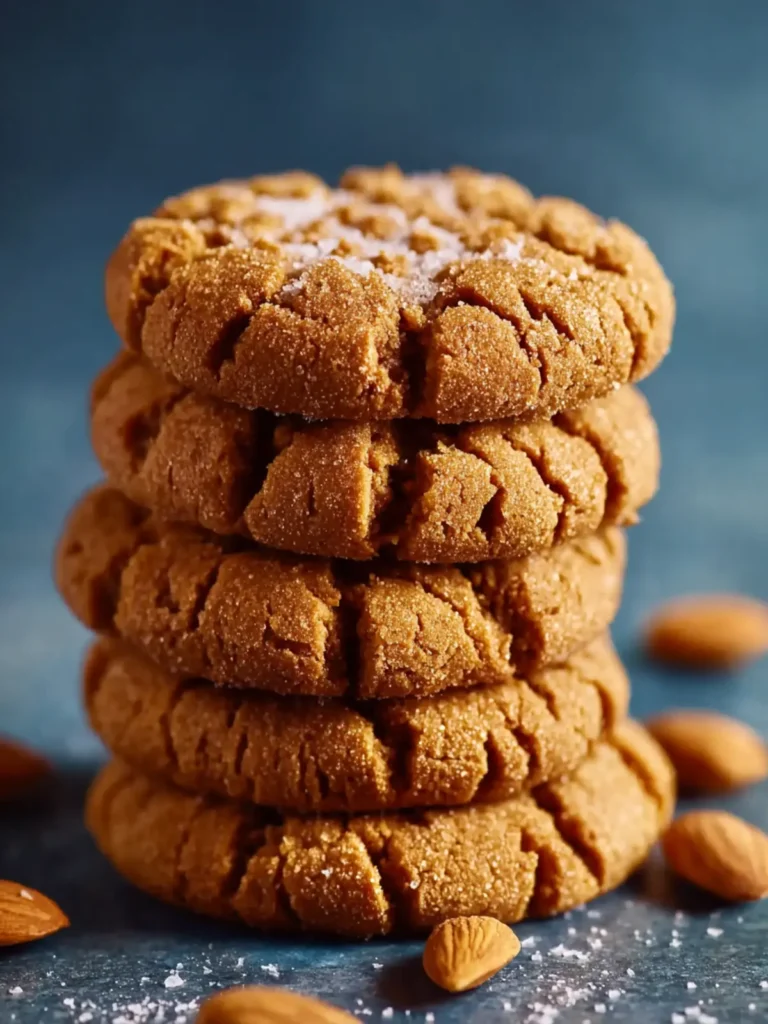 Sugar-Free Almond Flour Peanut Butter Cookies First Image