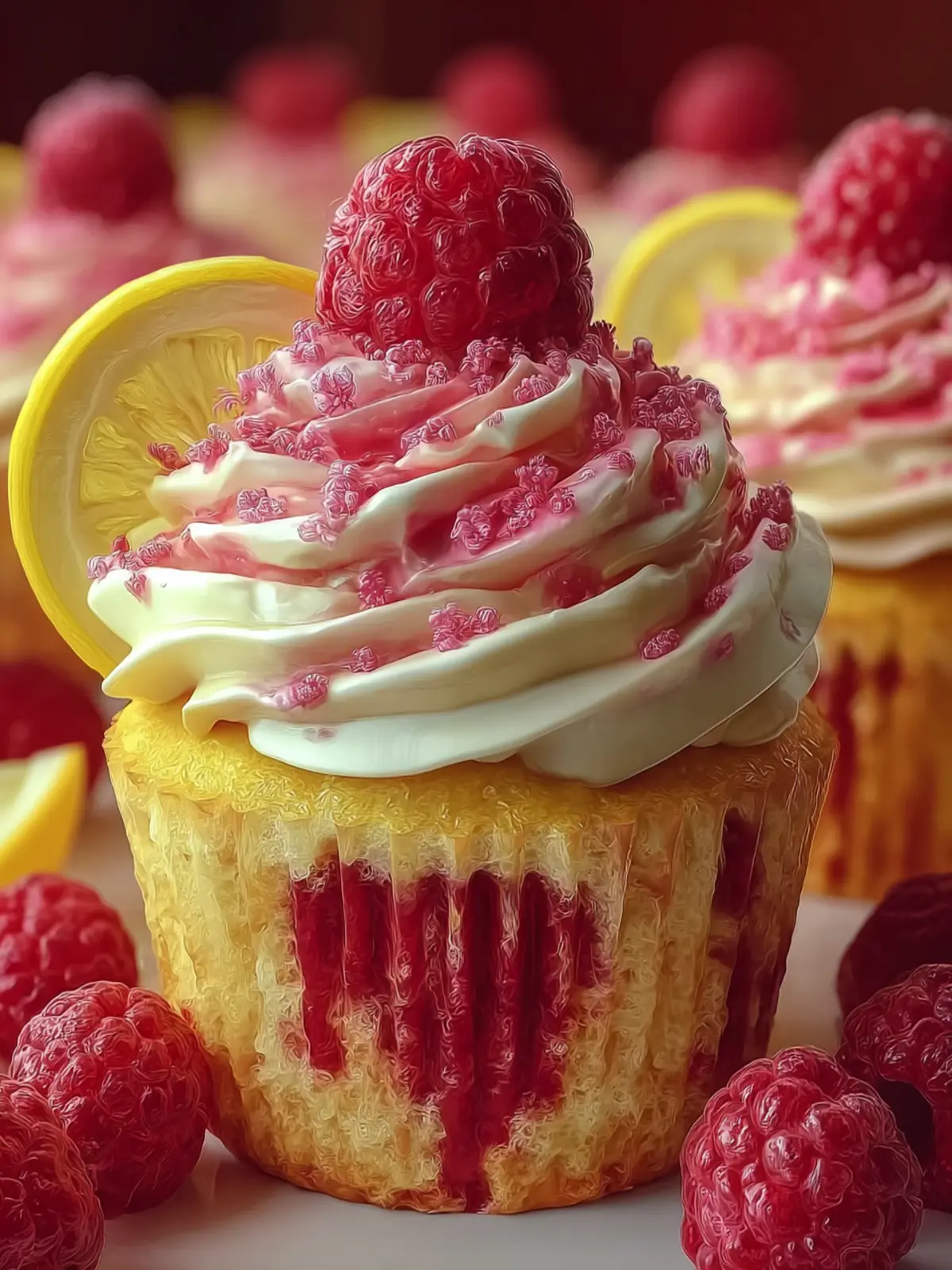 Raspberry Lemon Heaven Cupcakes First Image