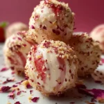 Strawberry Cheesecake Protein Balls First Image