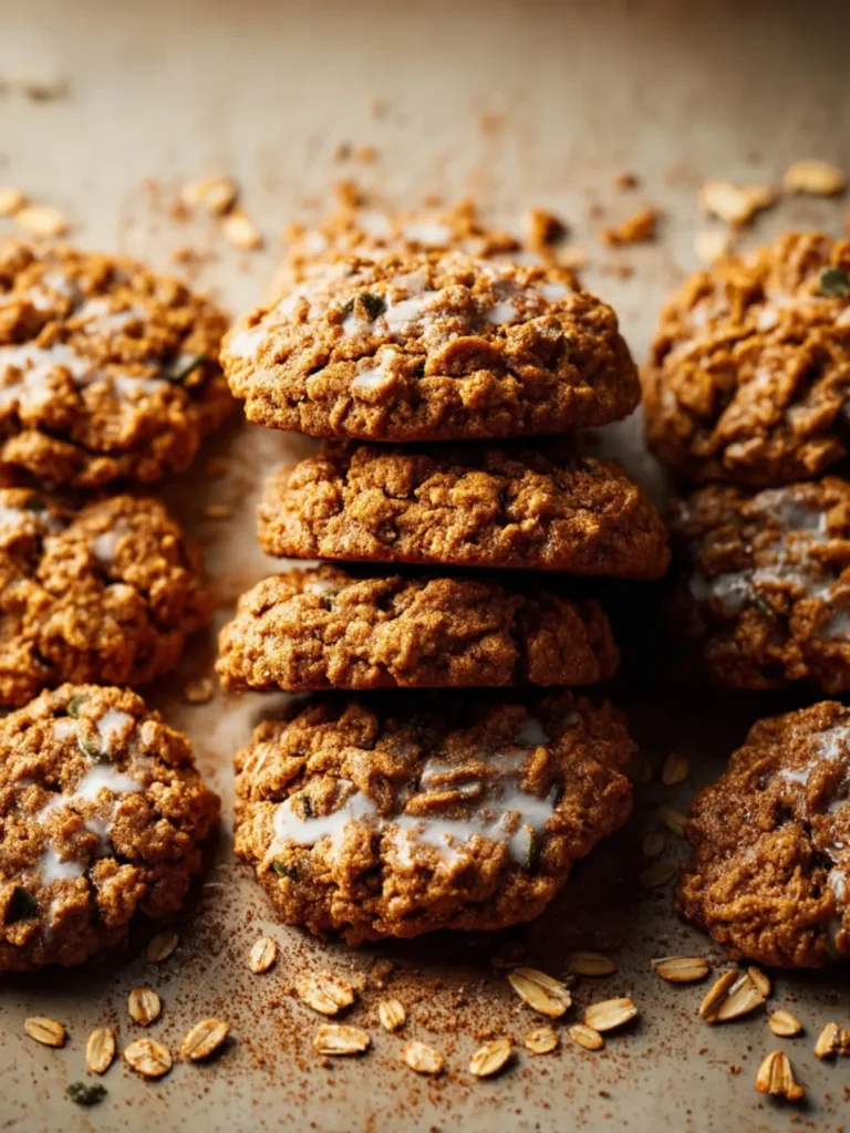 Brown Butter Pumpkin Oatmeal Cookies First Image