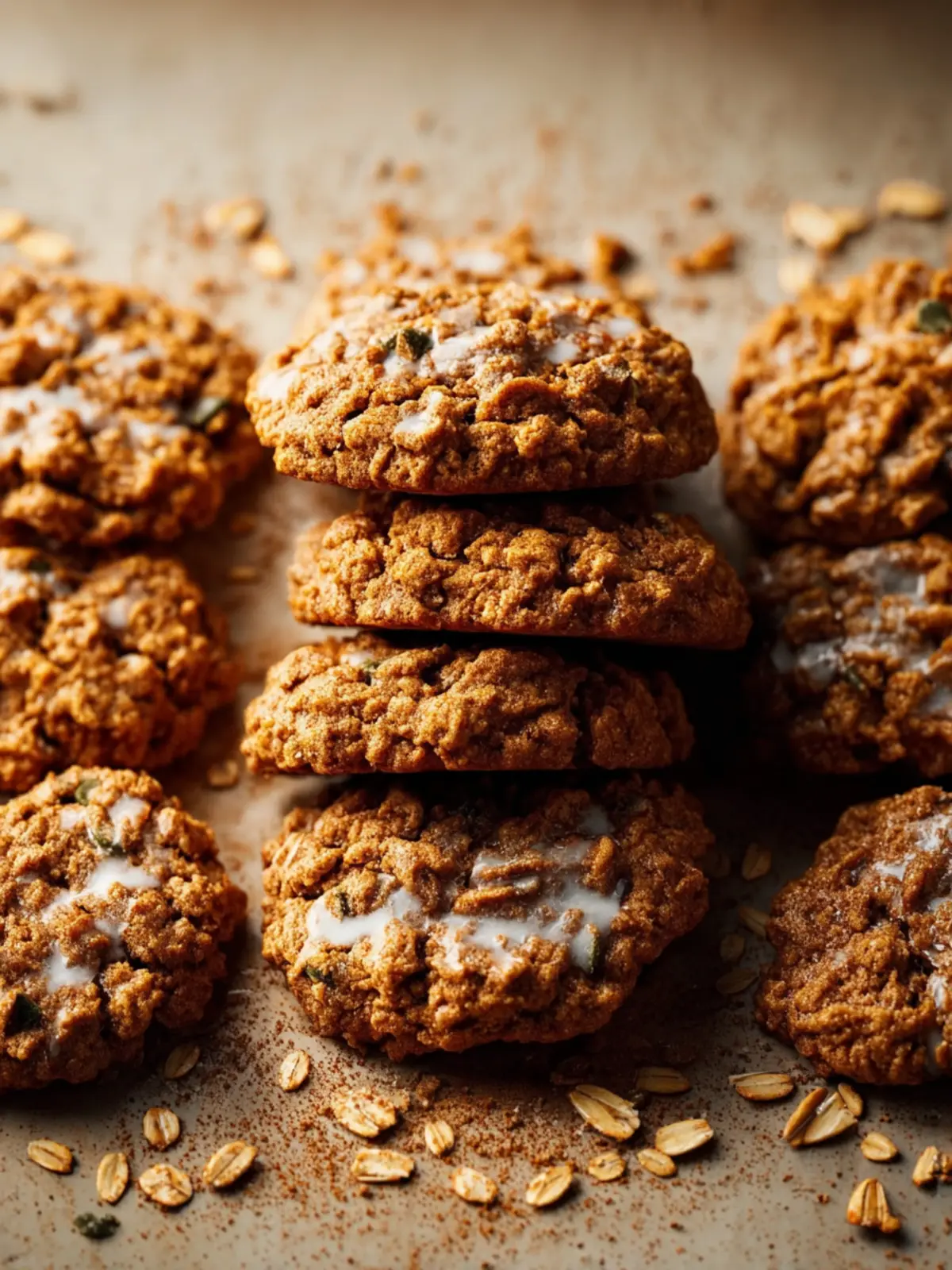 Brown Butter Pumpkin Oatmeal Cookies First Image