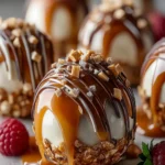 salted caramel pretzel cheesecake balls First Image