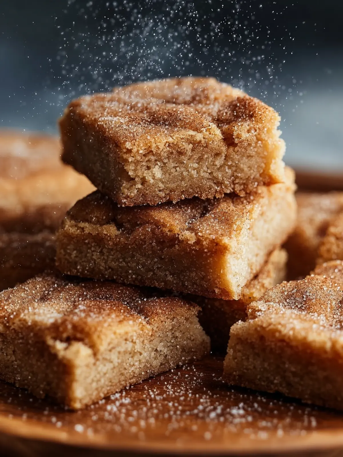Easy Cinnamon Sugar Blondies First Image