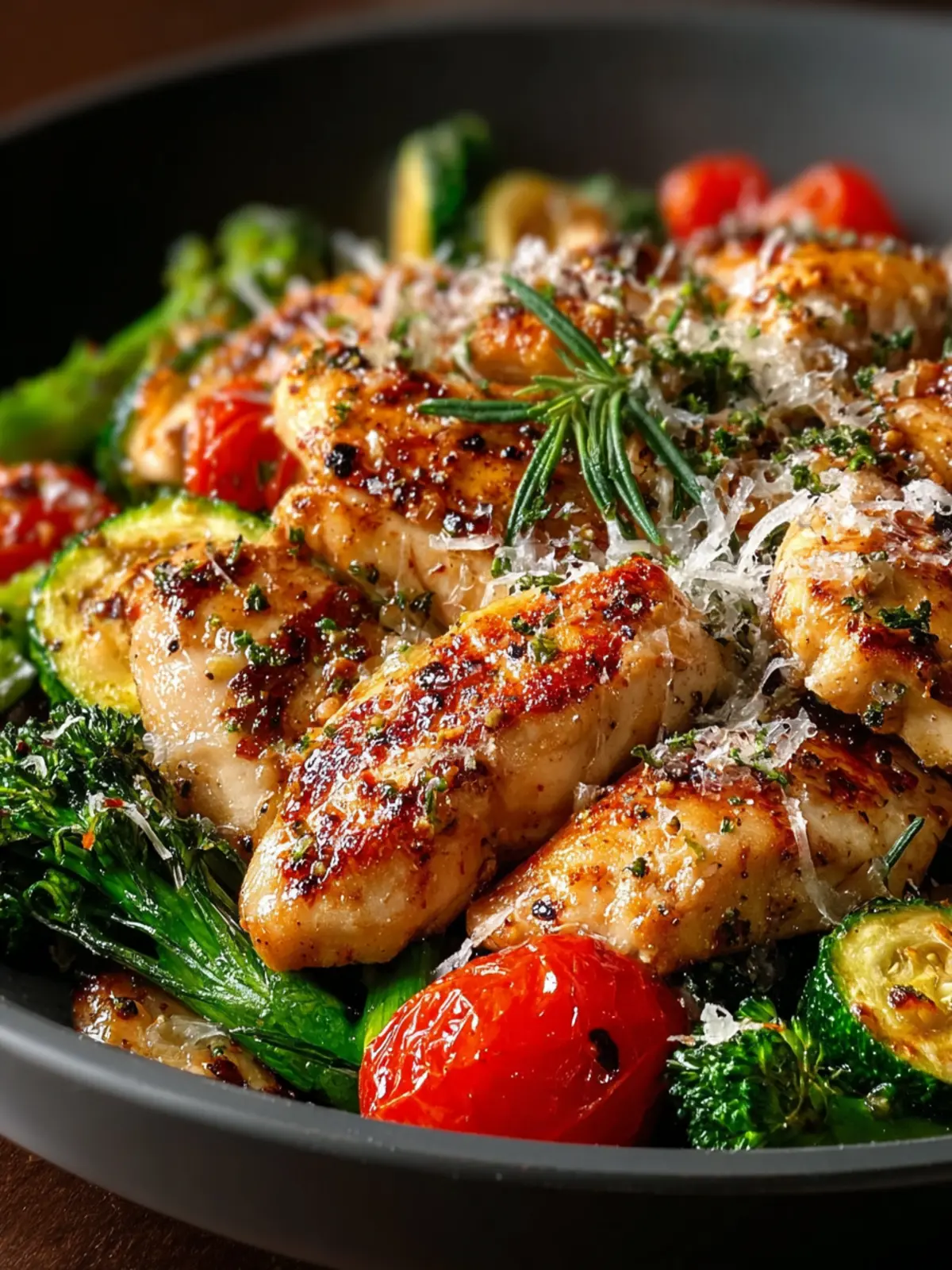 Loaded Chicken and Veggie Skillet First Image