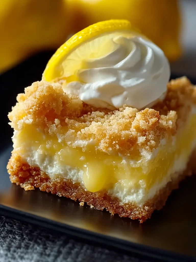 Easy Lemon Cream Cheese Dump Cake First Image