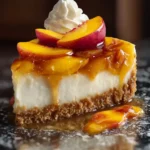 Peach Cobbler Cheesecake Fusion Recipe First Image