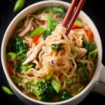 Homemade Chicken and Vegetable Pot Noodle First Image