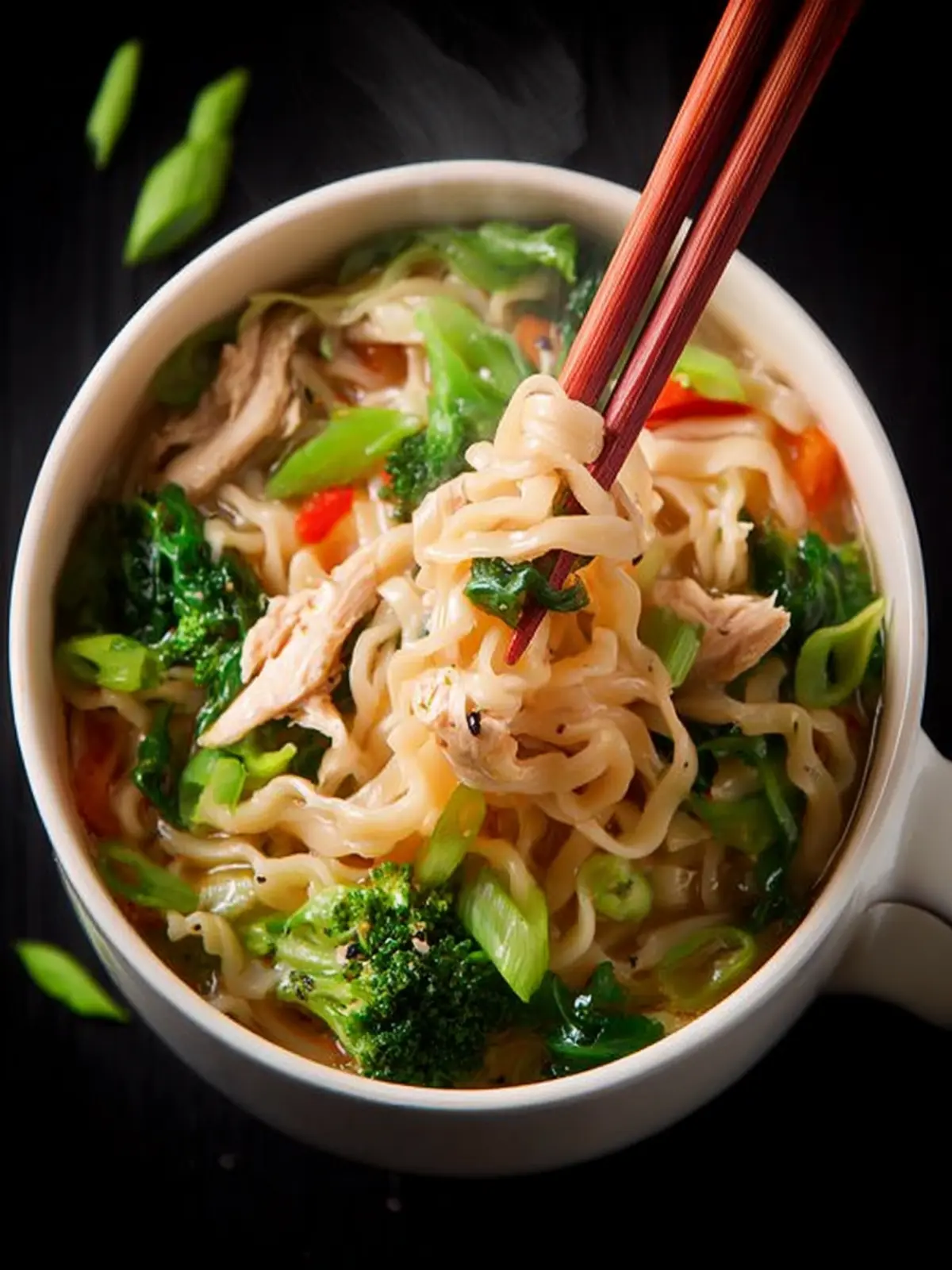 Homemade Chicken and Vegetable Pot Noodle First Image