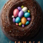 Chocolate Easter Egg Nest Cake First Image