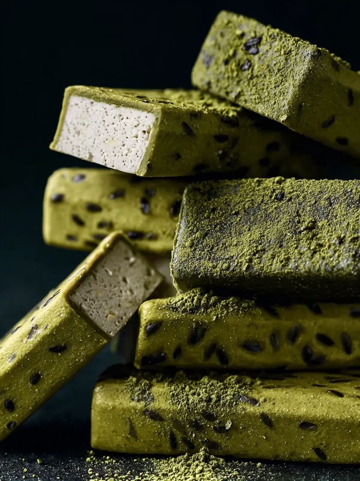Matcha Black Sesame Nougat Chews First Image