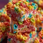 Fruity Pebbles Rice Krispie Treats First Image