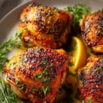 Crispy Damn Oven-Roasted Chicken Thighs First Image