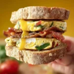 High Protein Breakfast Sandwiches First Image