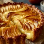 Scrumptious French Custard Pie with Apples First Image