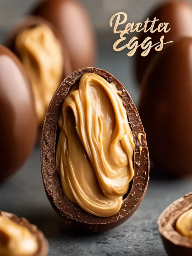 Homemade Peanut Butter Easter Eggs First Image