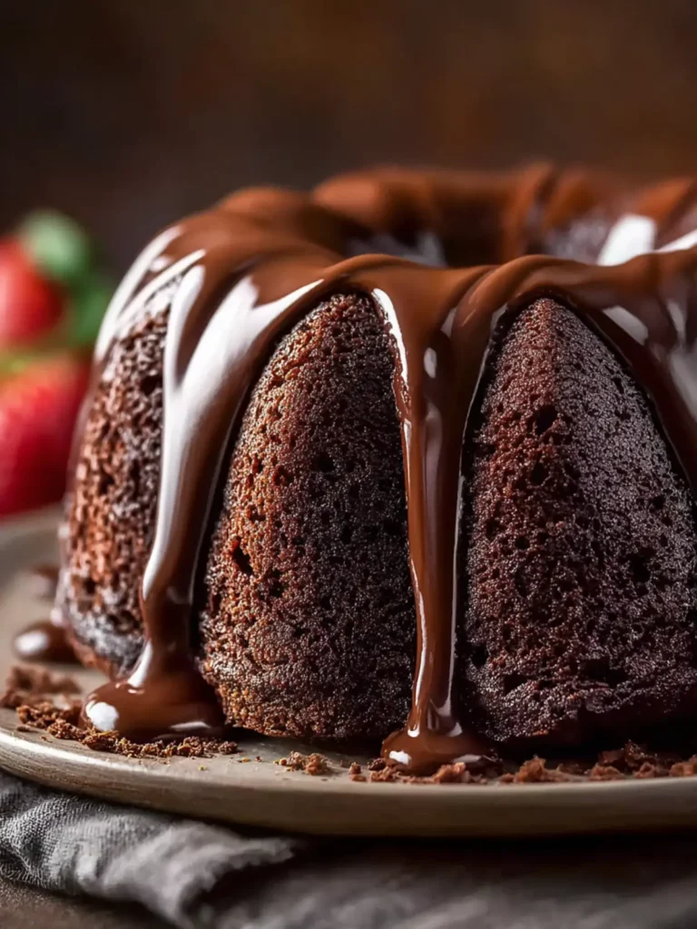 Chocolate Bundt Cake First Image