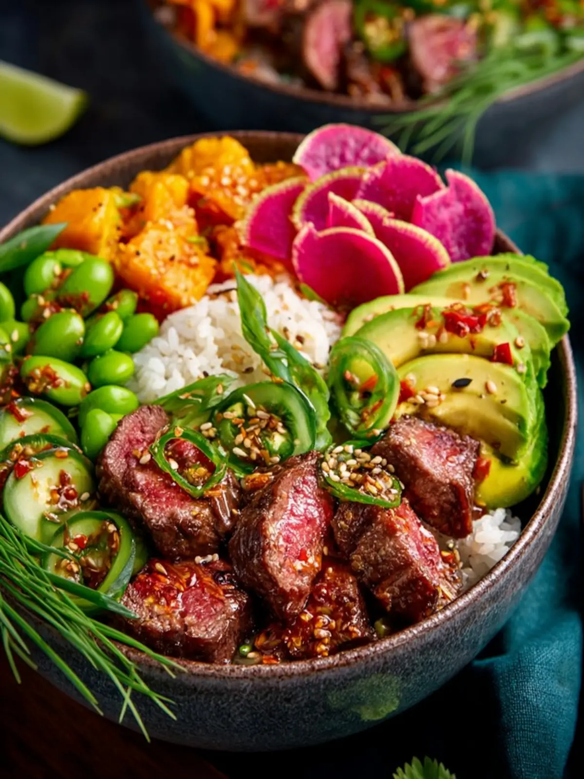 Seared Steak Poke Bowl First Image