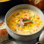 Cheesy Ham and Potato Soup First Image