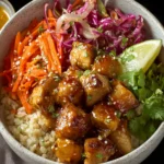 Healthy Hot Honey Chicken Bowls First Image