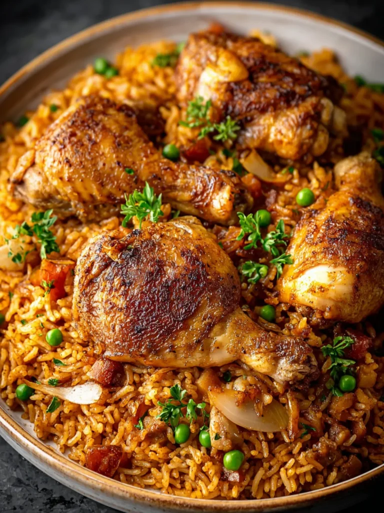 Savory Arabic Chicken and Rice (Kabsa) First Image