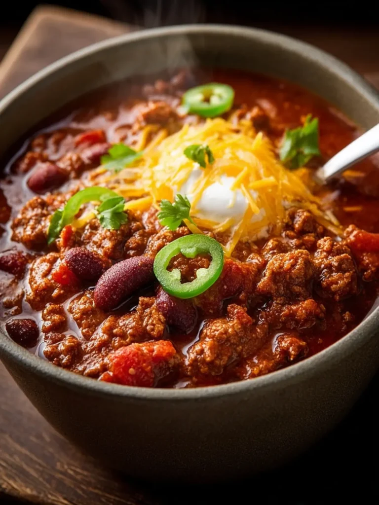 Beef Chili Recipe First Image