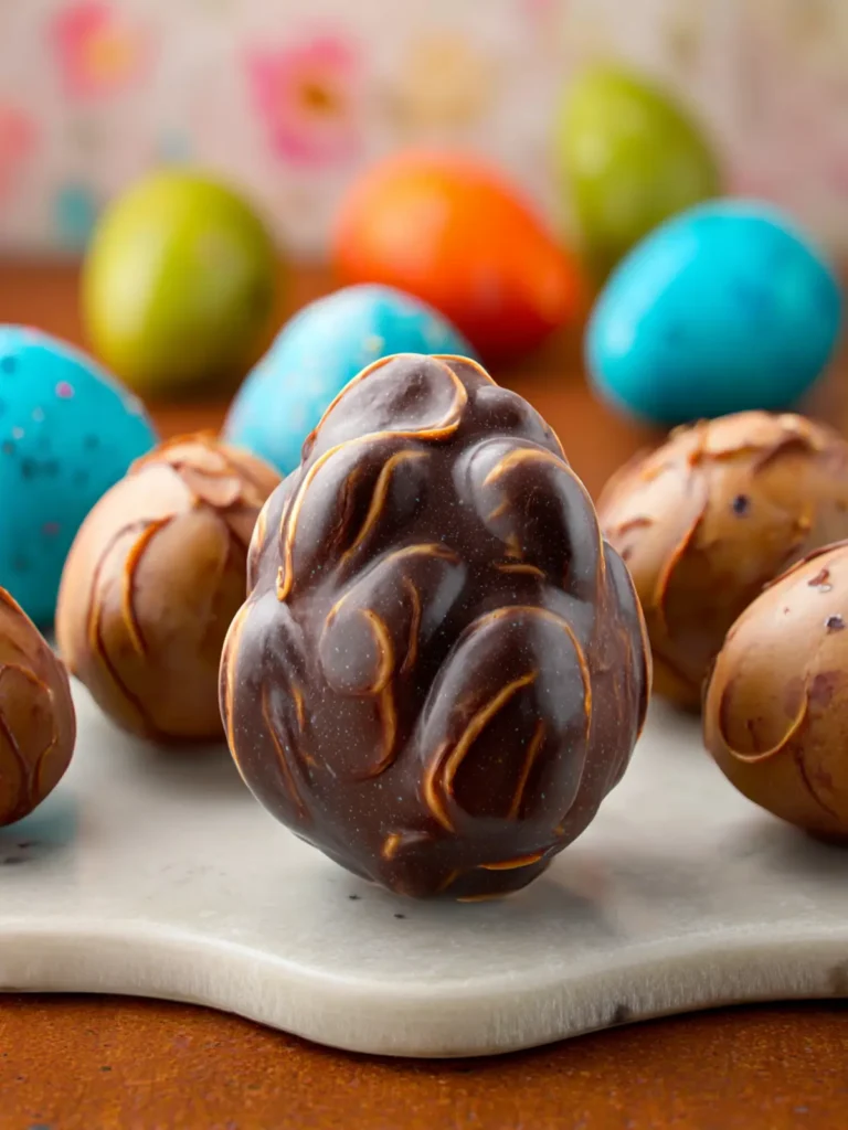 Buttercream Chocolate Easter Eggs Candy Recipe First Image