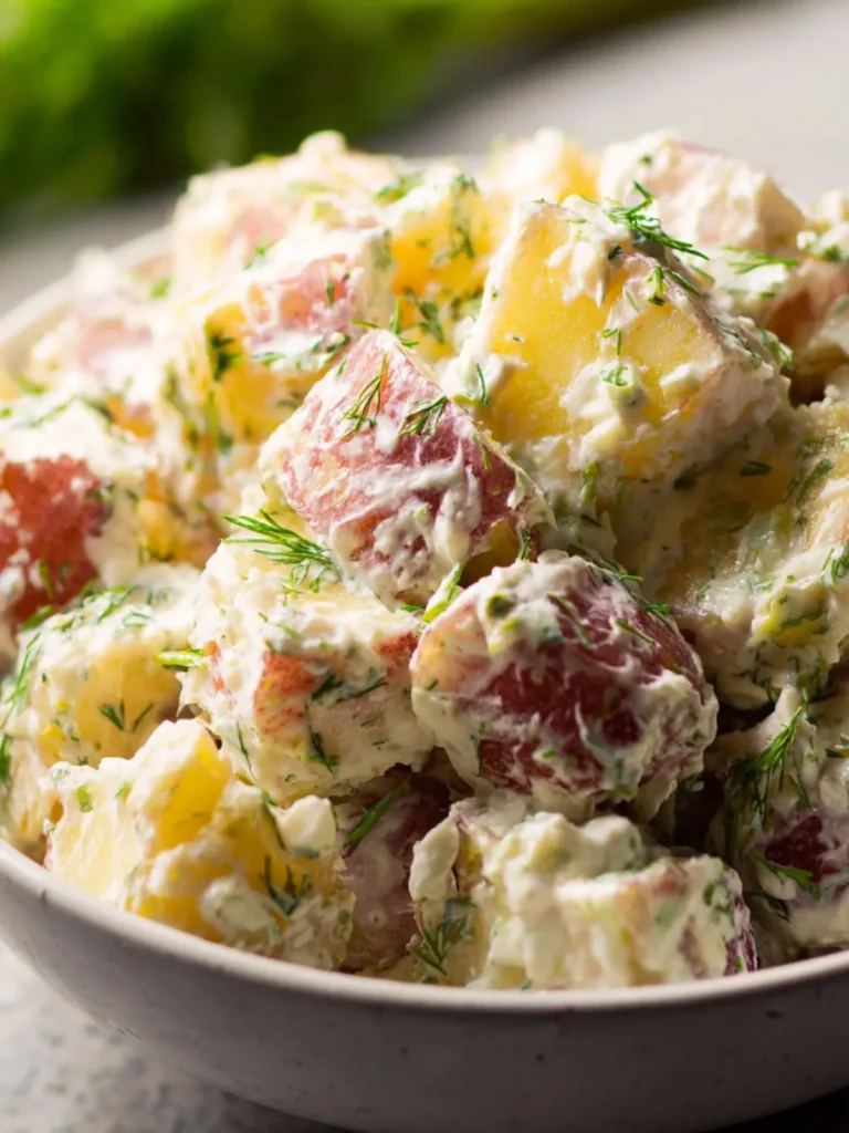 Creamy Dill Red Skin Potato Salad First Image